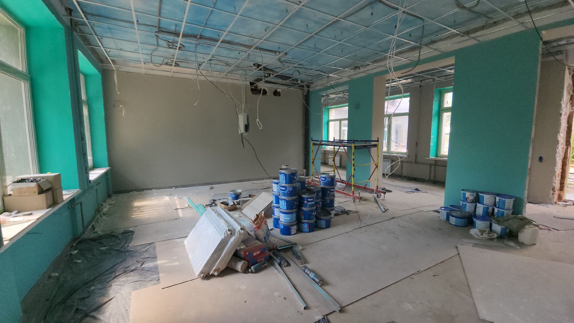 серпухов, туровская школа, местечко данки, капитальный ремонт, строительство,