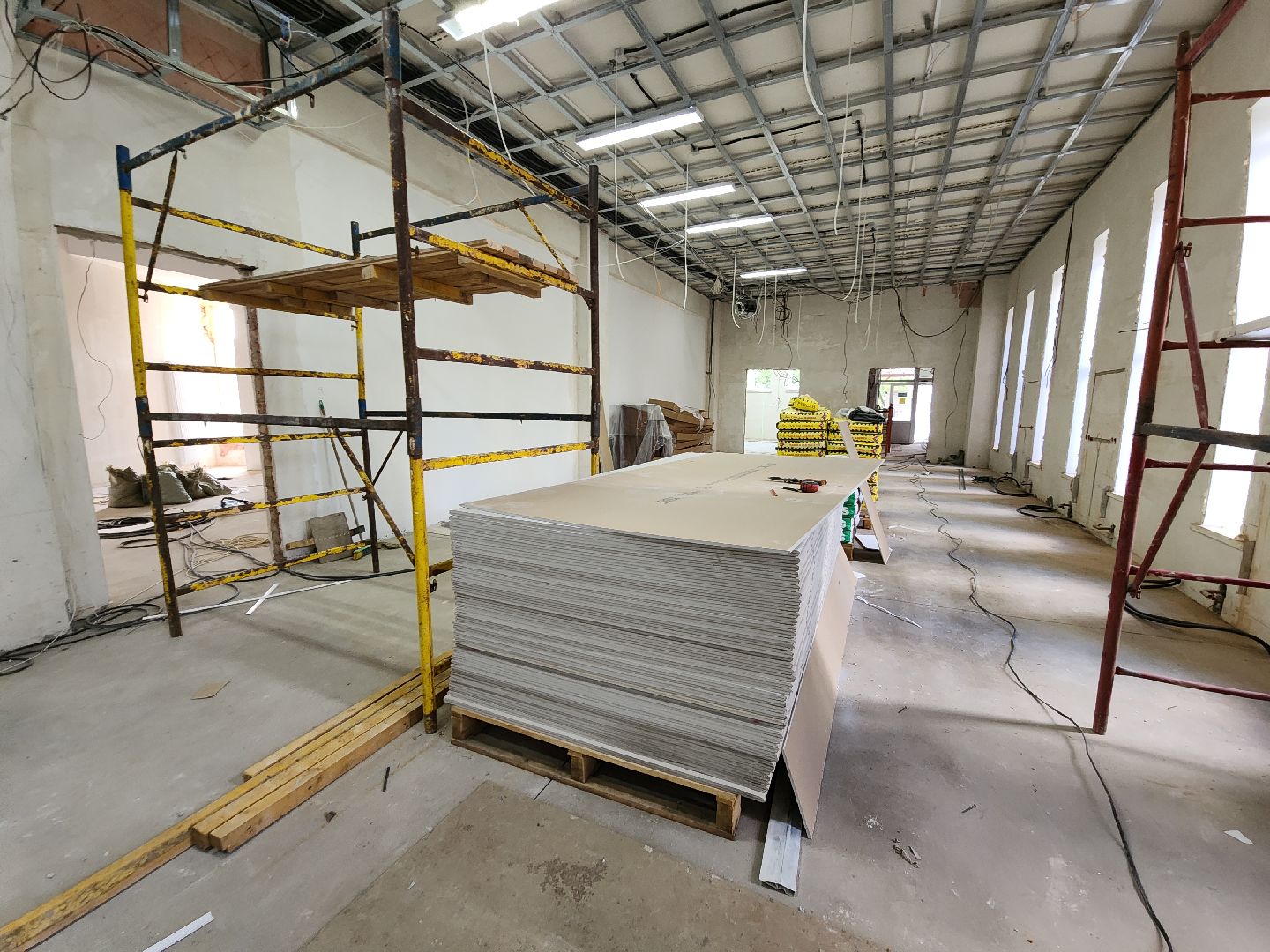 Капитальный ремонт, Капитальный ремонт библиотеки, Библиотека руза, рузская библиотека, рузский городской округ, московская область, подмосковье,