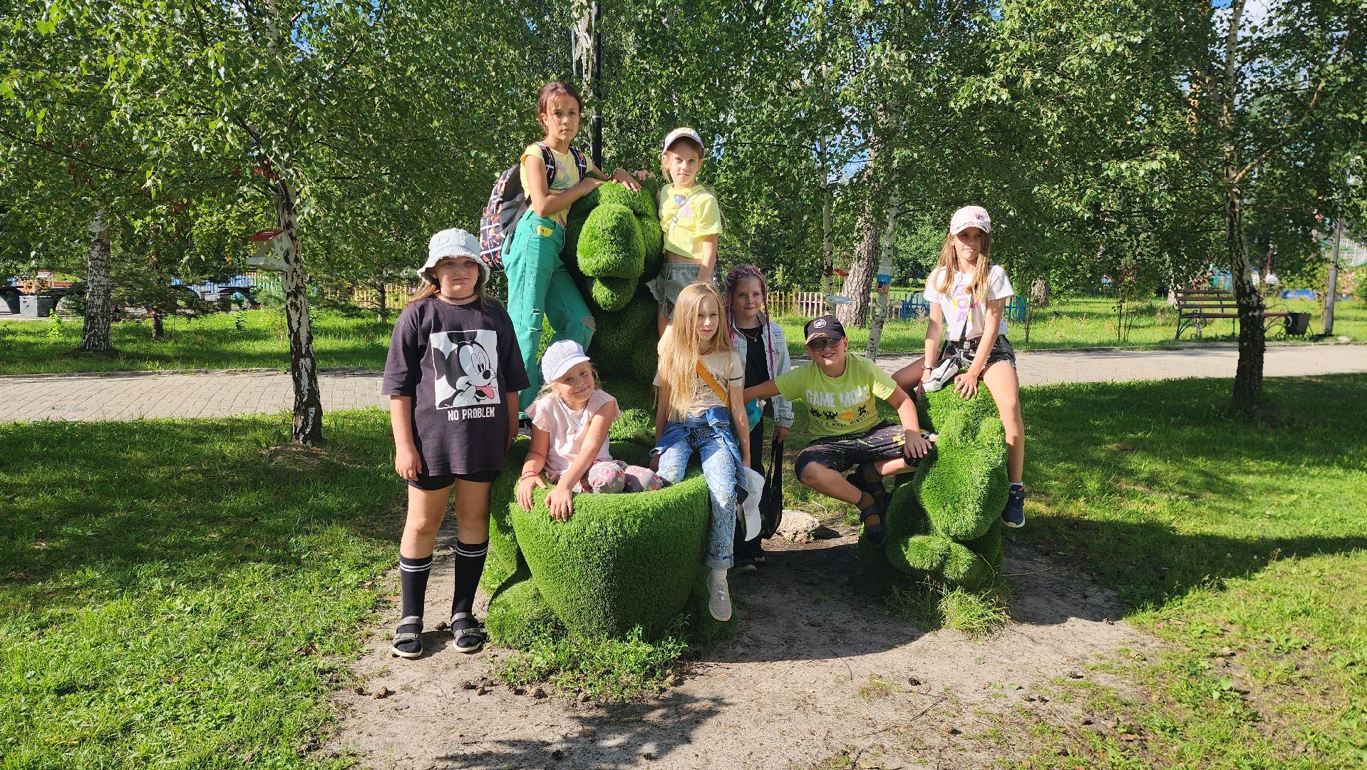 шатура, городской парк, спортивные игры, мой город,