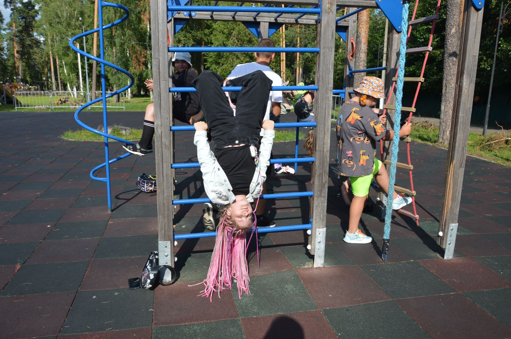 шатура, городской парк, спортивные игры, мой город,