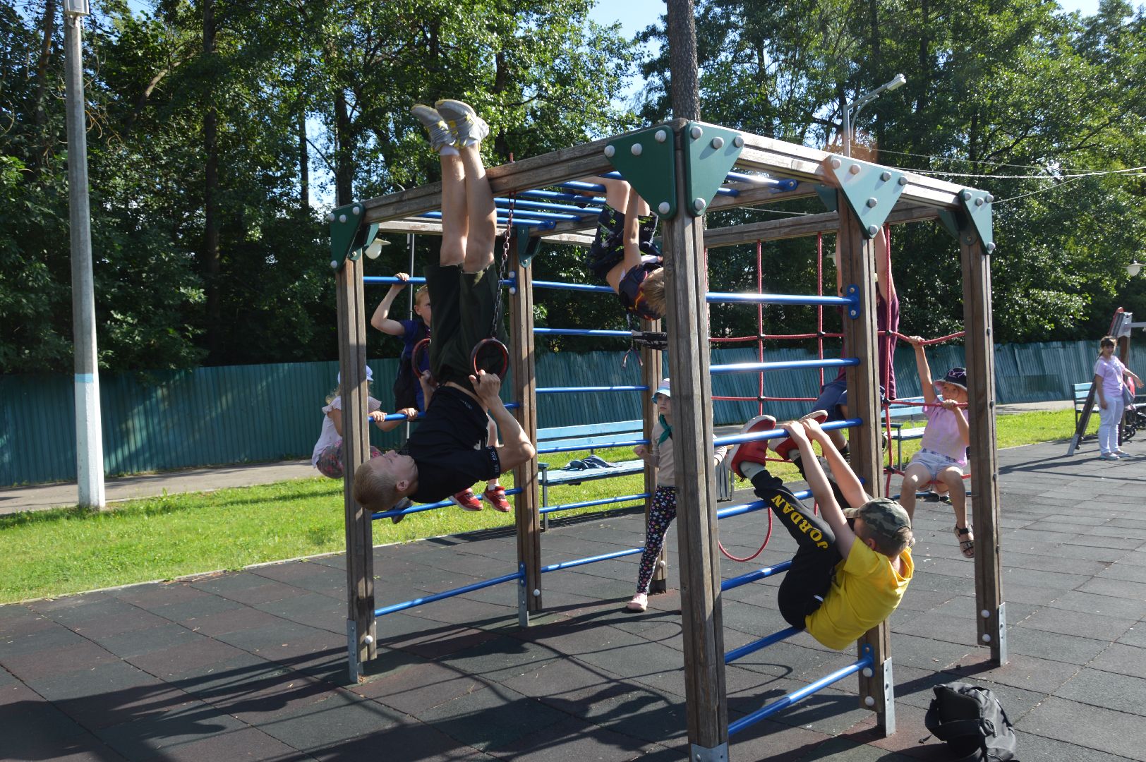 шатура, городской парк, спортивные игры, мой город,