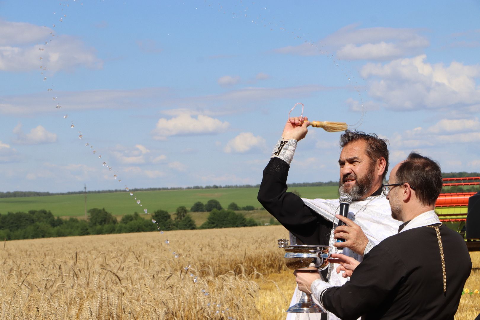 уборочная 2024, урожай 2024, Праздник Первого снопа, Серебряные Пруды, Коровино, СП Нива,