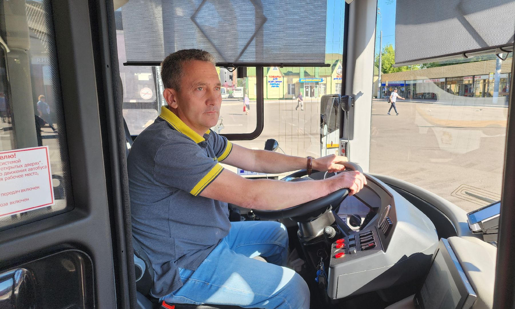 Автобус, новые автобусы, ЛиАЗ, Автобусный парк, Домодедово, Подмосковье,