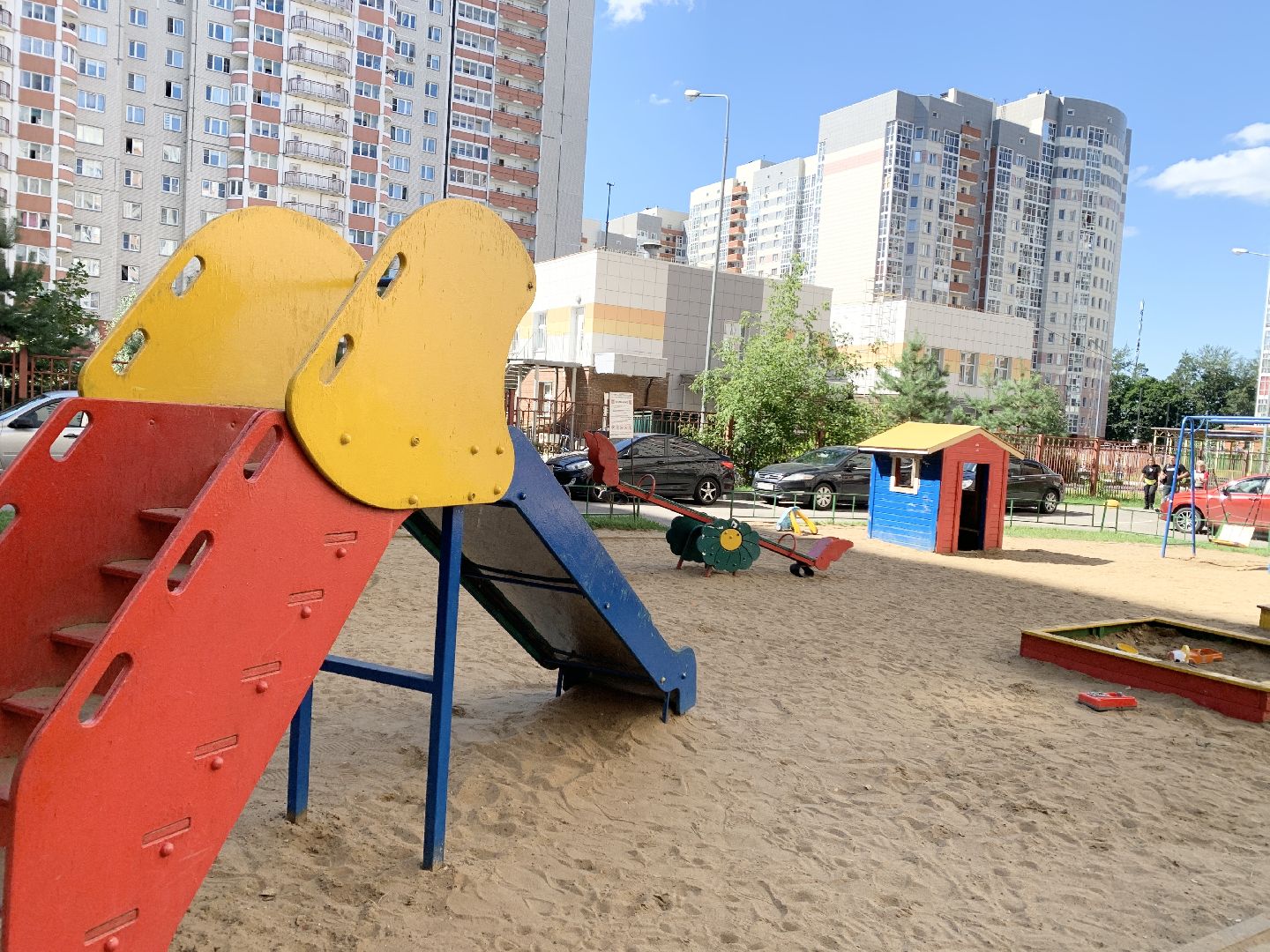 Балашиха, Подмосковье, благоустройство дворовых территорий, модернизация детской площадки,