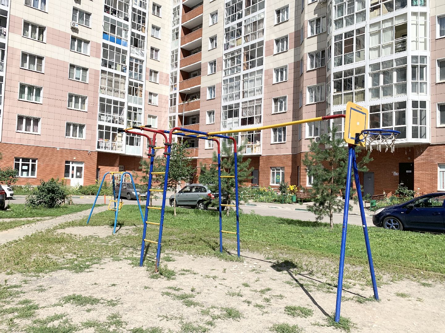 Балашиха, Подмосковье, благоустройство дворовых территорий, модернизация детской площадки,