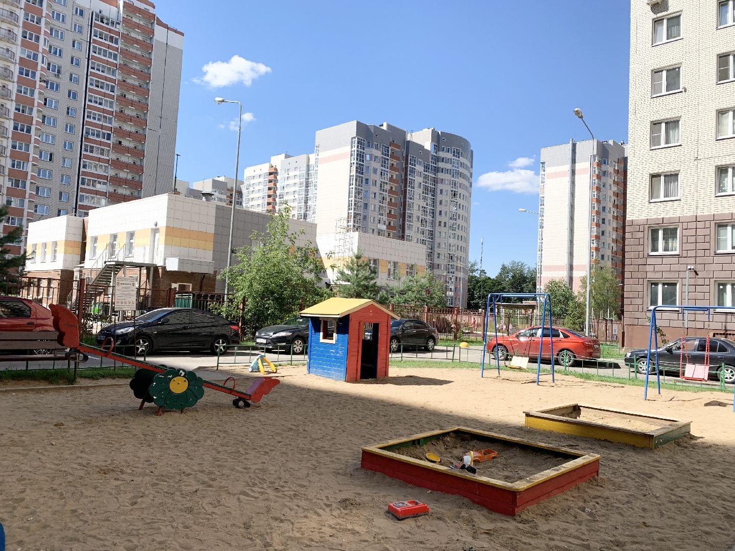 Балашиха, Подмосковье, благоустройство дворовых территорий, модернизация детской площадки,