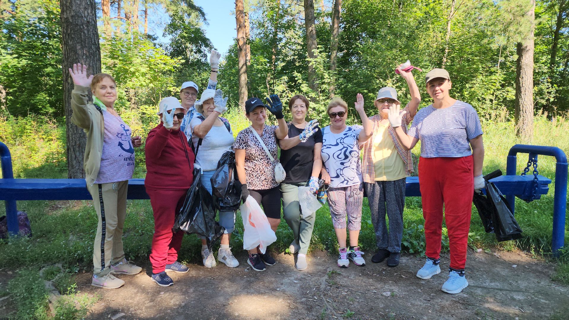 экологическая акция, уборка леса, Активное долголетие, Старая Купавна, Богородский городской округ,