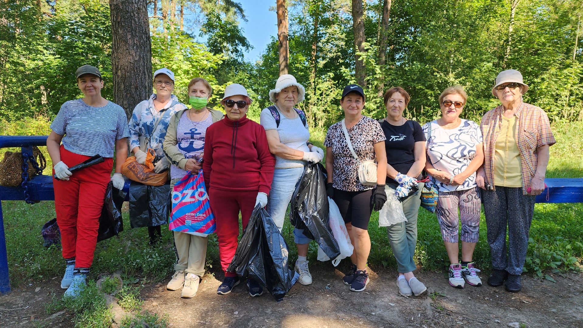 экологическая акция, уборка леса, Активное долголетие, Старая Купавна, Богородский городской округ,
