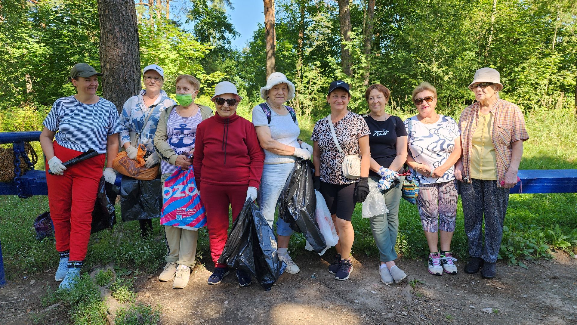 экологическая акция, уборка леса, Активное долголетие, Старая Купавна, Богородский городской округ,