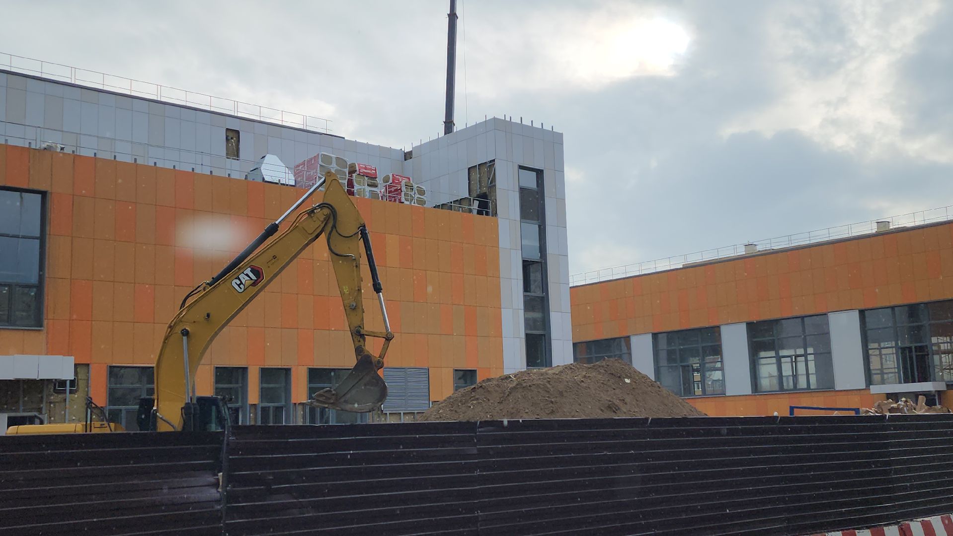 строительство, новая школа, пятый микрорайон, микрорайон 5,