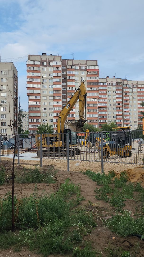 строительство, новая школа, пятый микрорайон, микрорайон 5,