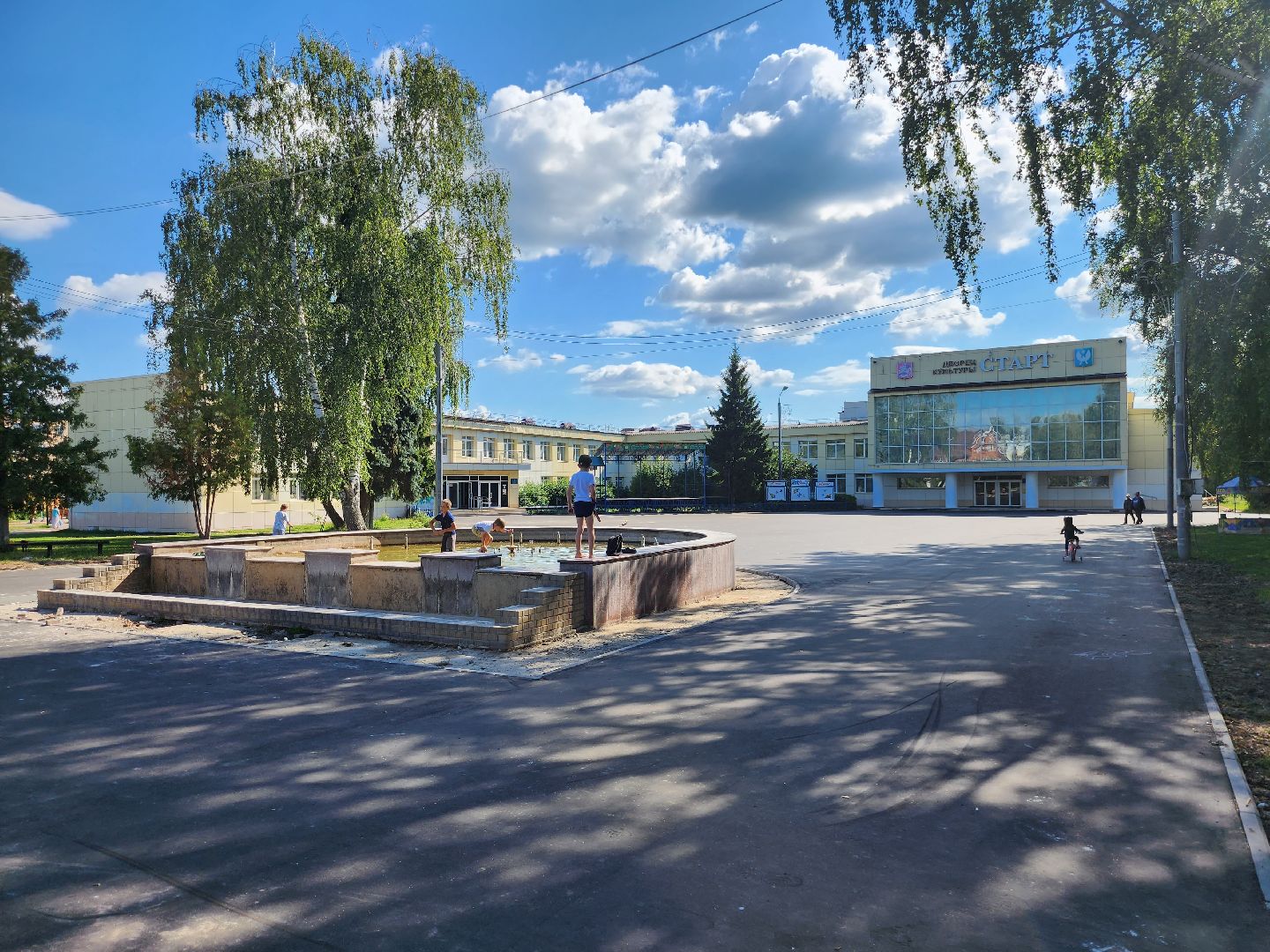 Луховицы, благоустройство, асфальт,