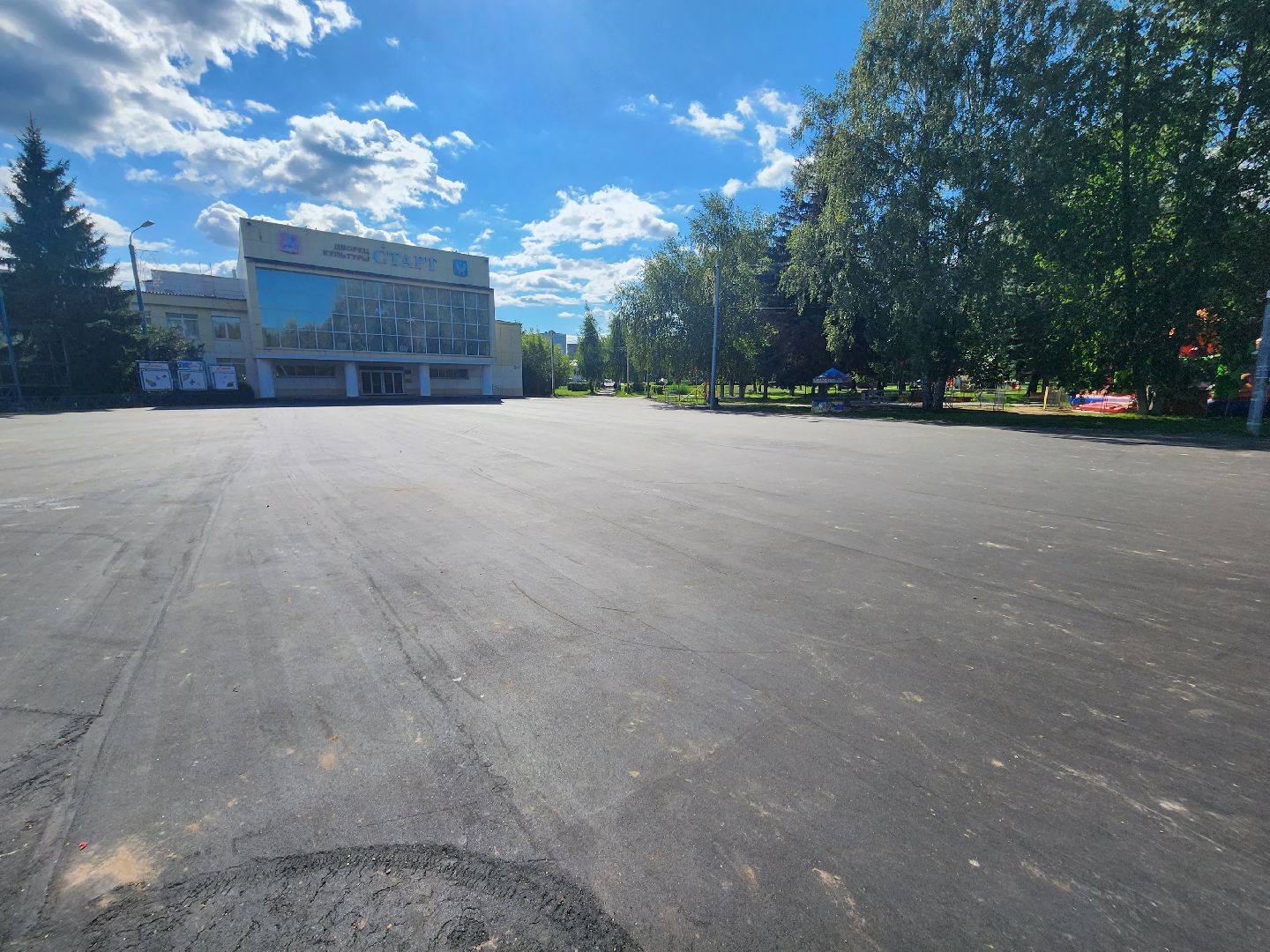 Луховицы, благоустройство, асфальт,