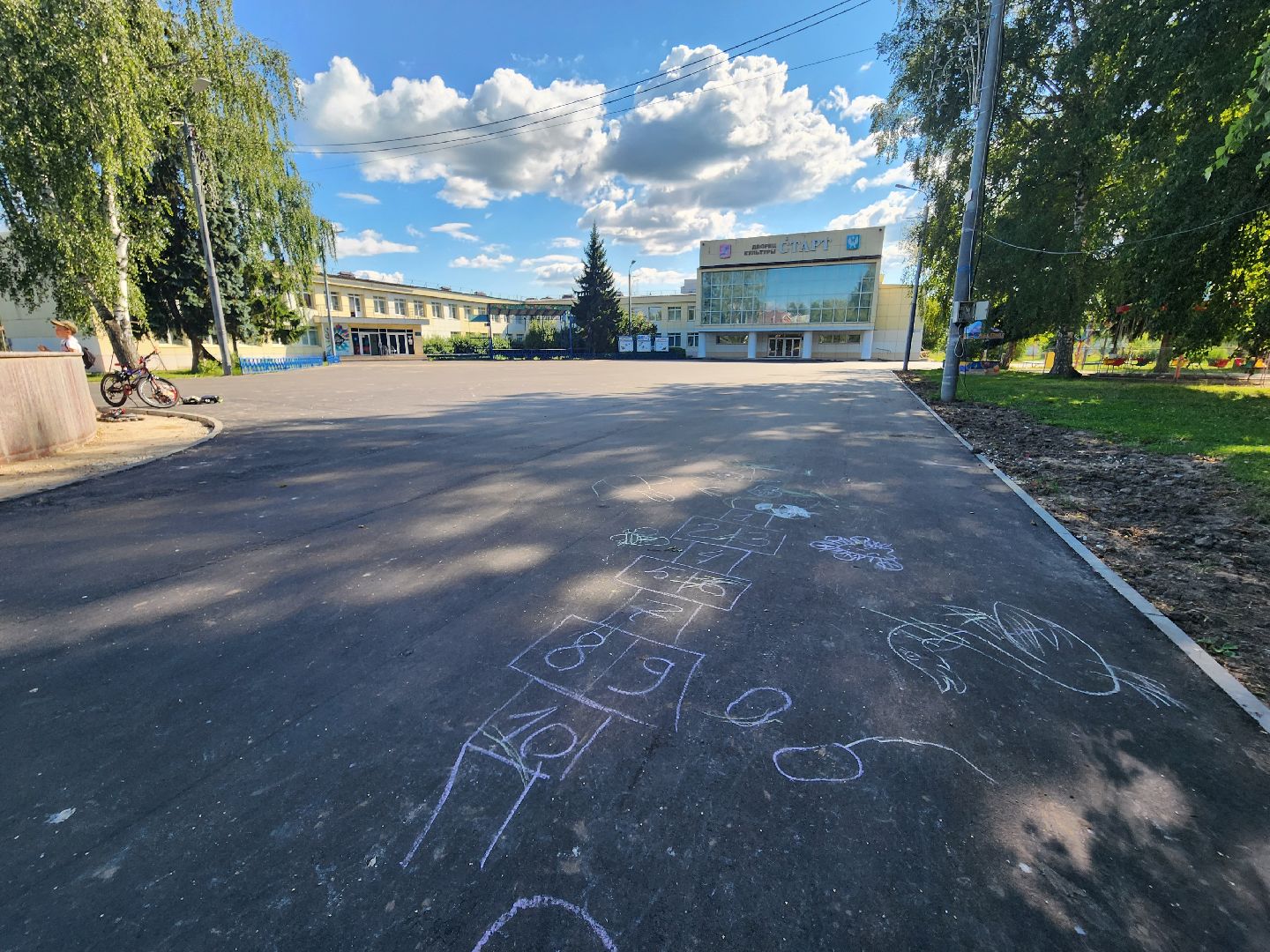 Луховицы, благоустройство, асфальт,