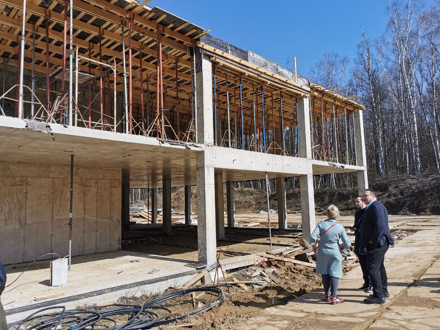 Подольск, стройка, школа