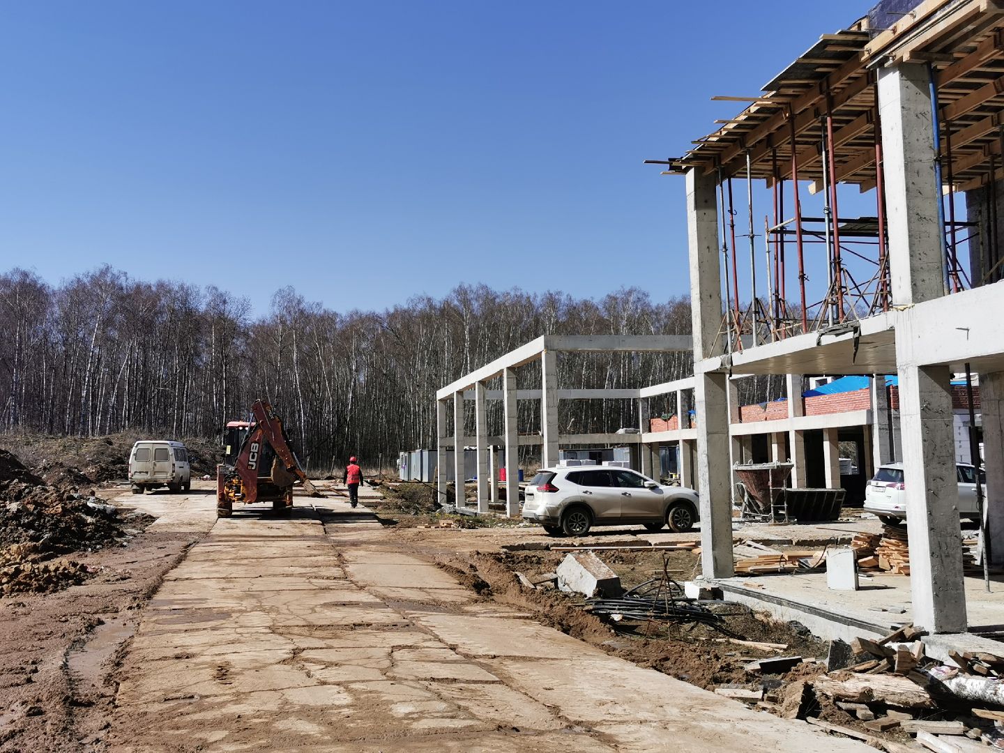 Подольск, стройка, школа