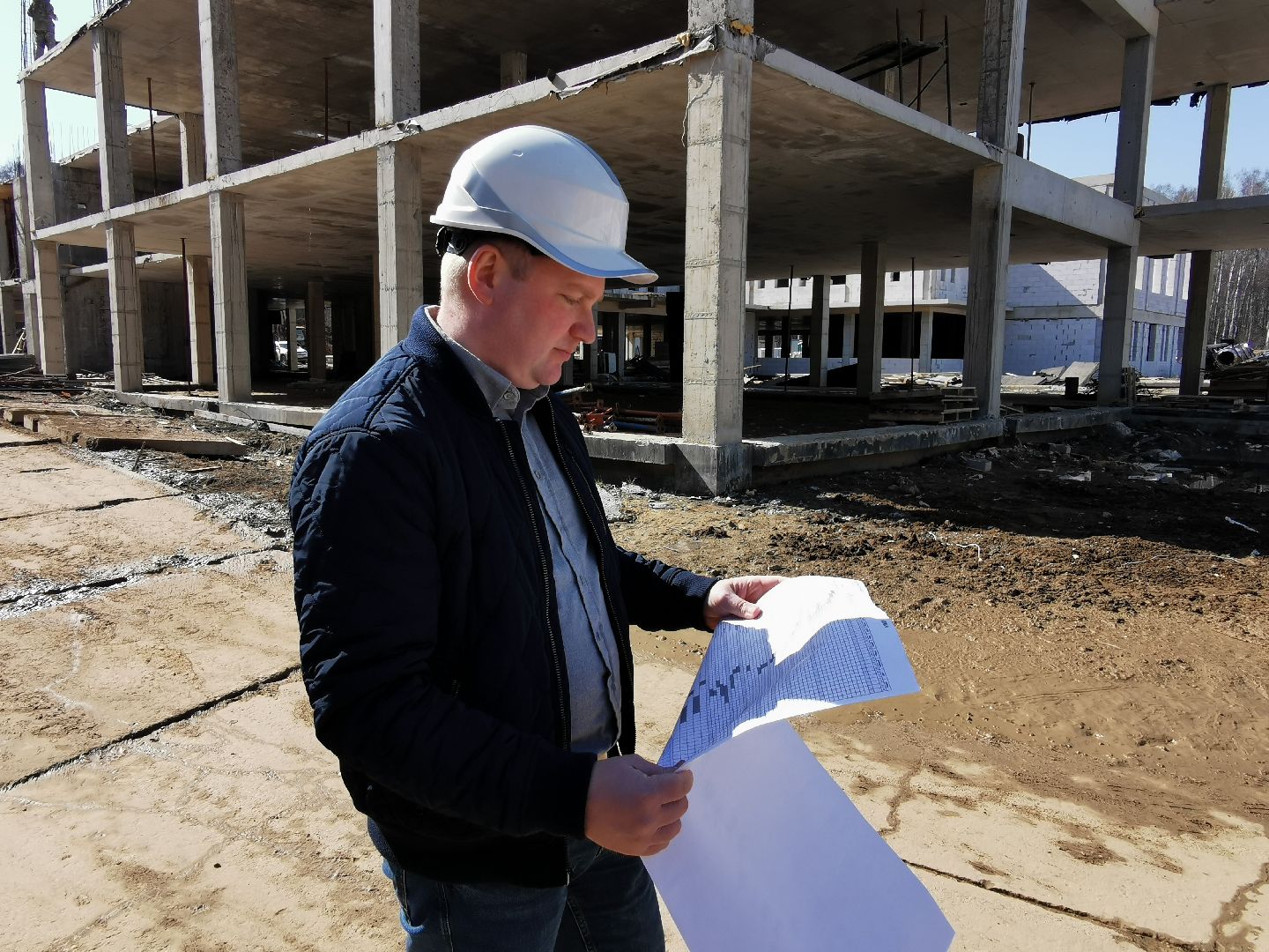 Подольск, стройка, школа