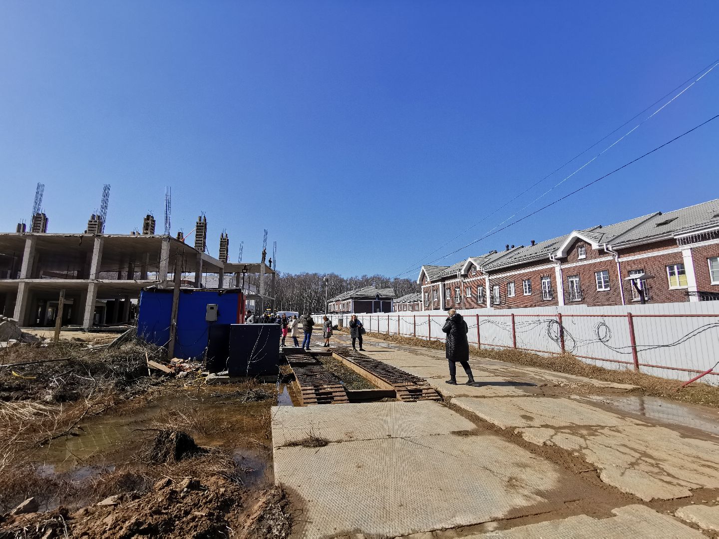 Подольск, стройка, школа