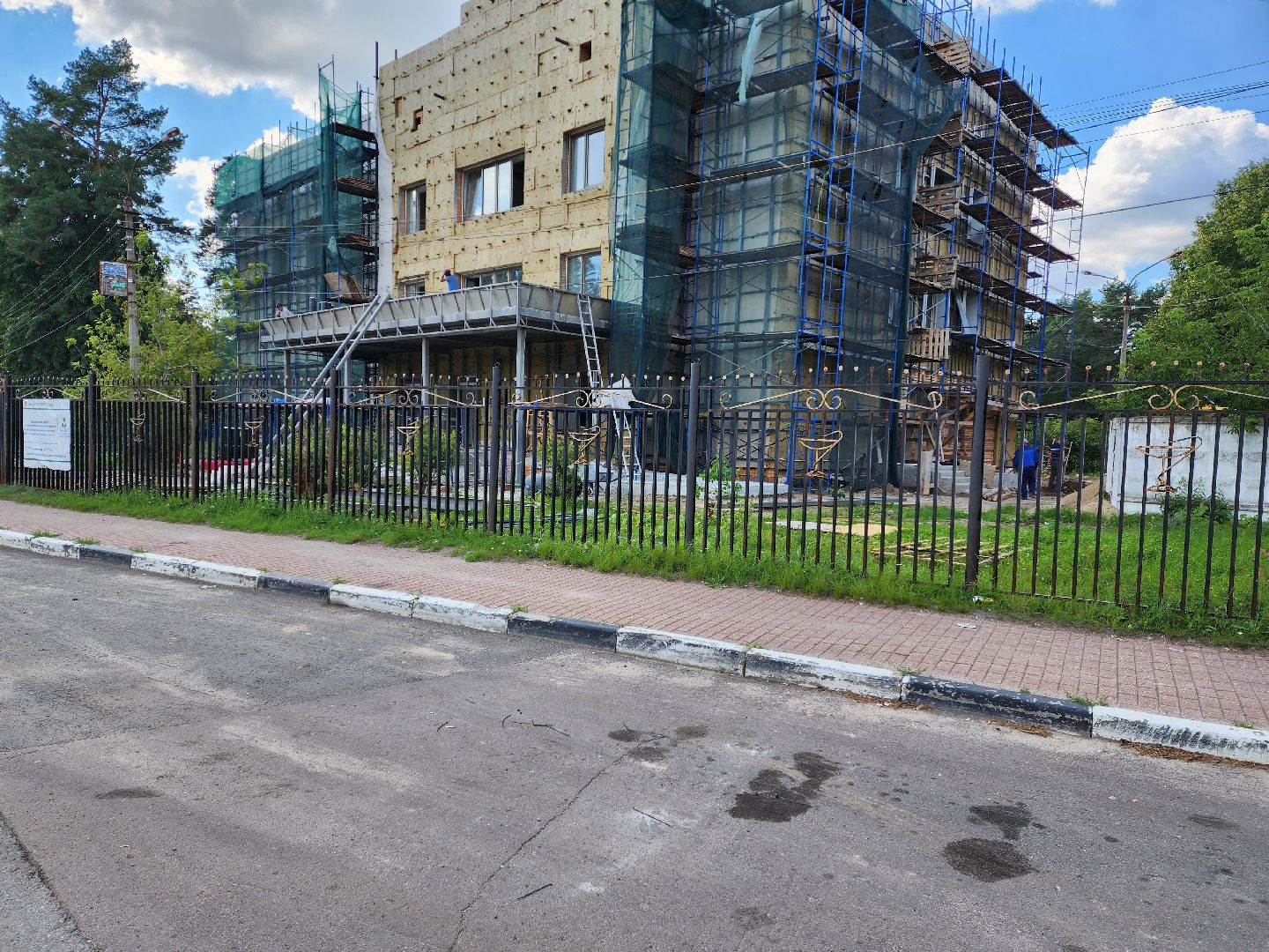 раменское, строительство, капитальный ремонт здания поликлиники на улице Высоковольтной,