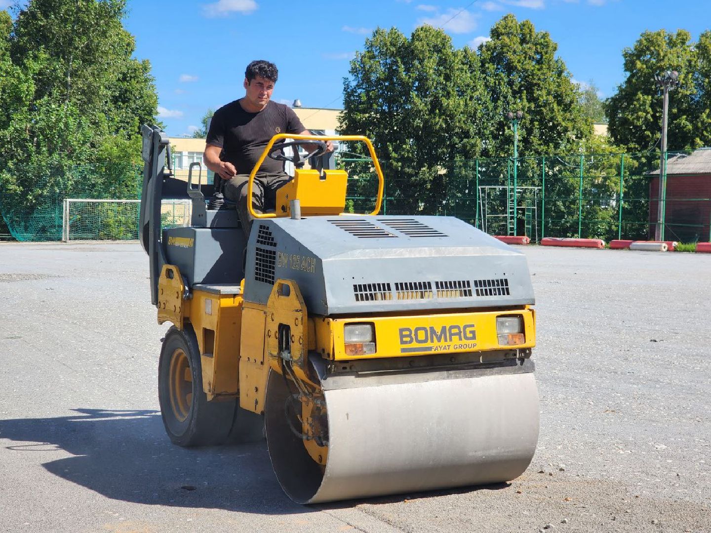 можайск, можайский городской округ, подмосковье, футбольное поле, ремонт футбольного поля, спорт, спорт норма жизни, футболисты, спортсмены,
