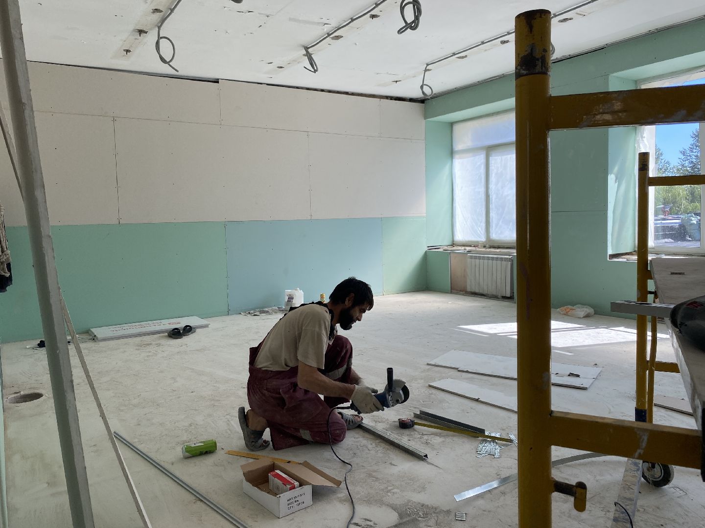 капитальный ремонт школы, капремонт Поповки, Попова во Власихе, Власиха школа Попова, капремонт школы Попова,