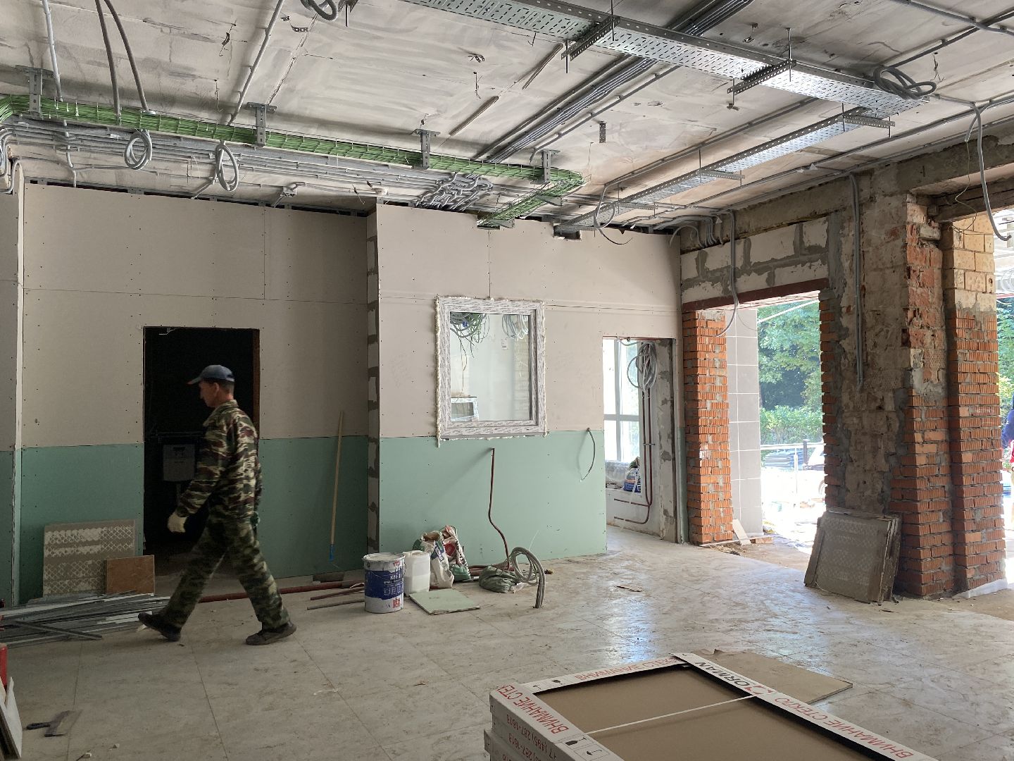 капитальный ремонт школы, капремонт Поповки, Попова во Власихе, Власиха школа Попова, капремонт школы Попова,