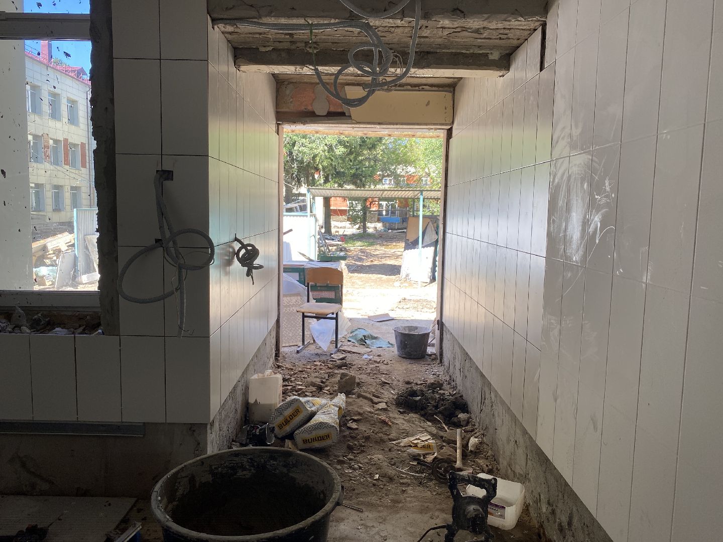 капитальный ремонт школы, капремонт Поповки, Попова во Власихе, Власиха школа Попова, капремонт школы Попова,