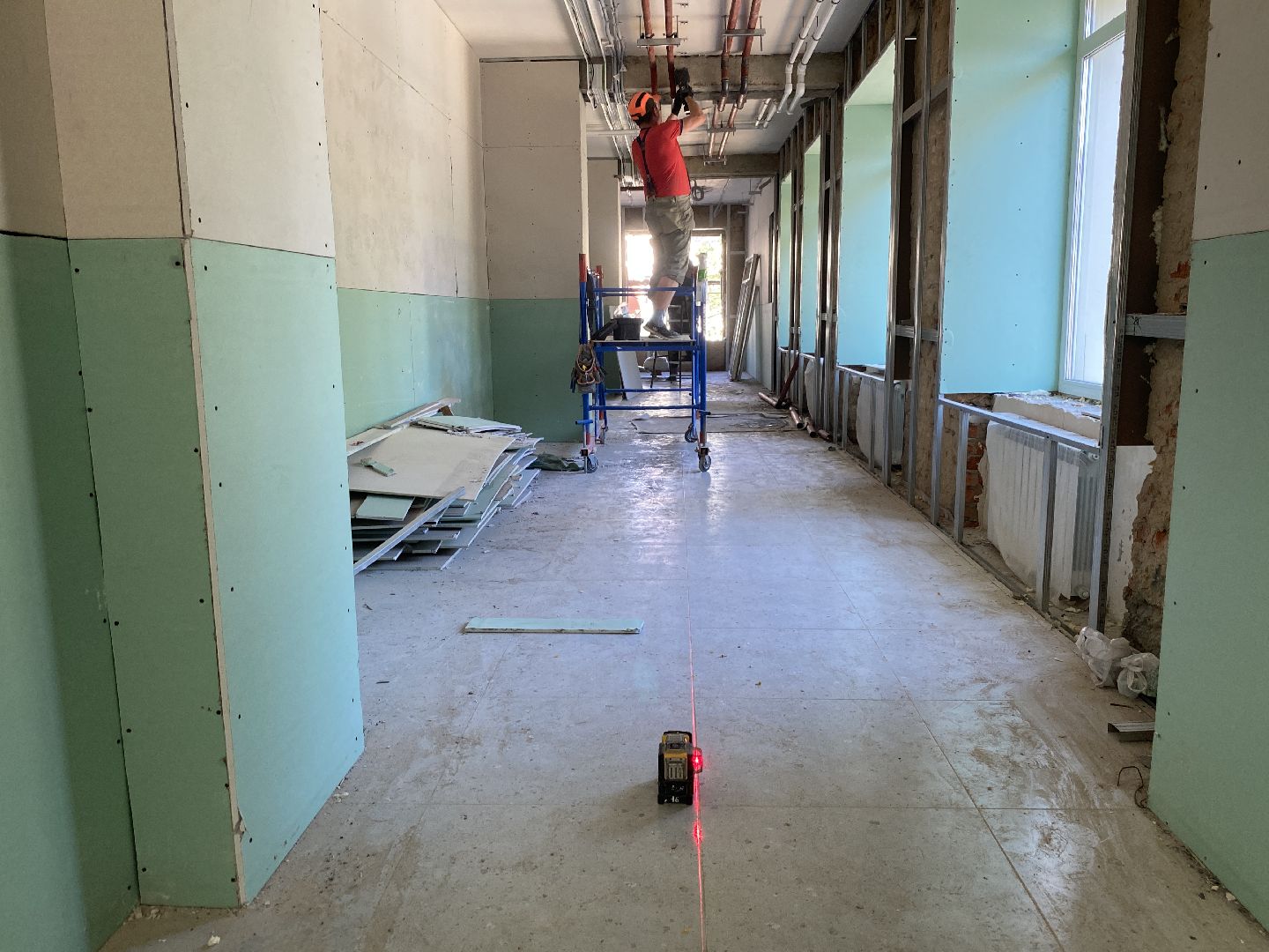 капитальный ремонт школы, капремонт Поповки, Попова во Власихе, Власиха школа Попова, капремонт школы Попова,