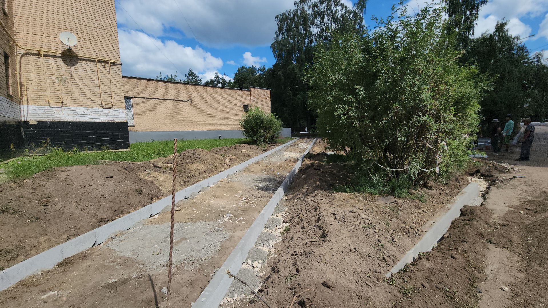 егорьевск, улица, советская, благоустройство, двор, парковка, тротуар,