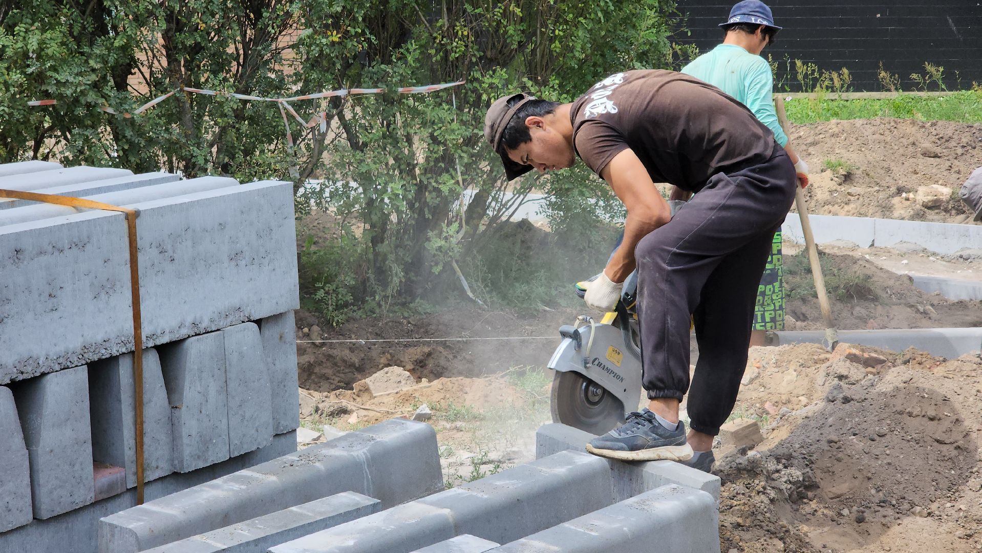 егорьевск, улица, советская, благоустройство, двор, парковка, тротуар,