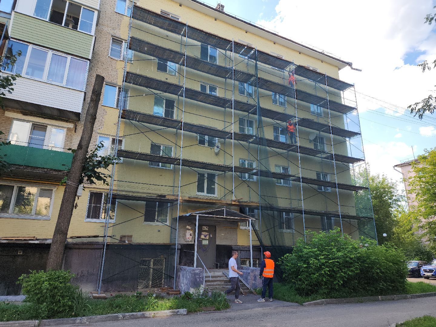 Подольск, Климовск, Капитальный ремонт мкд, фасадные работы,