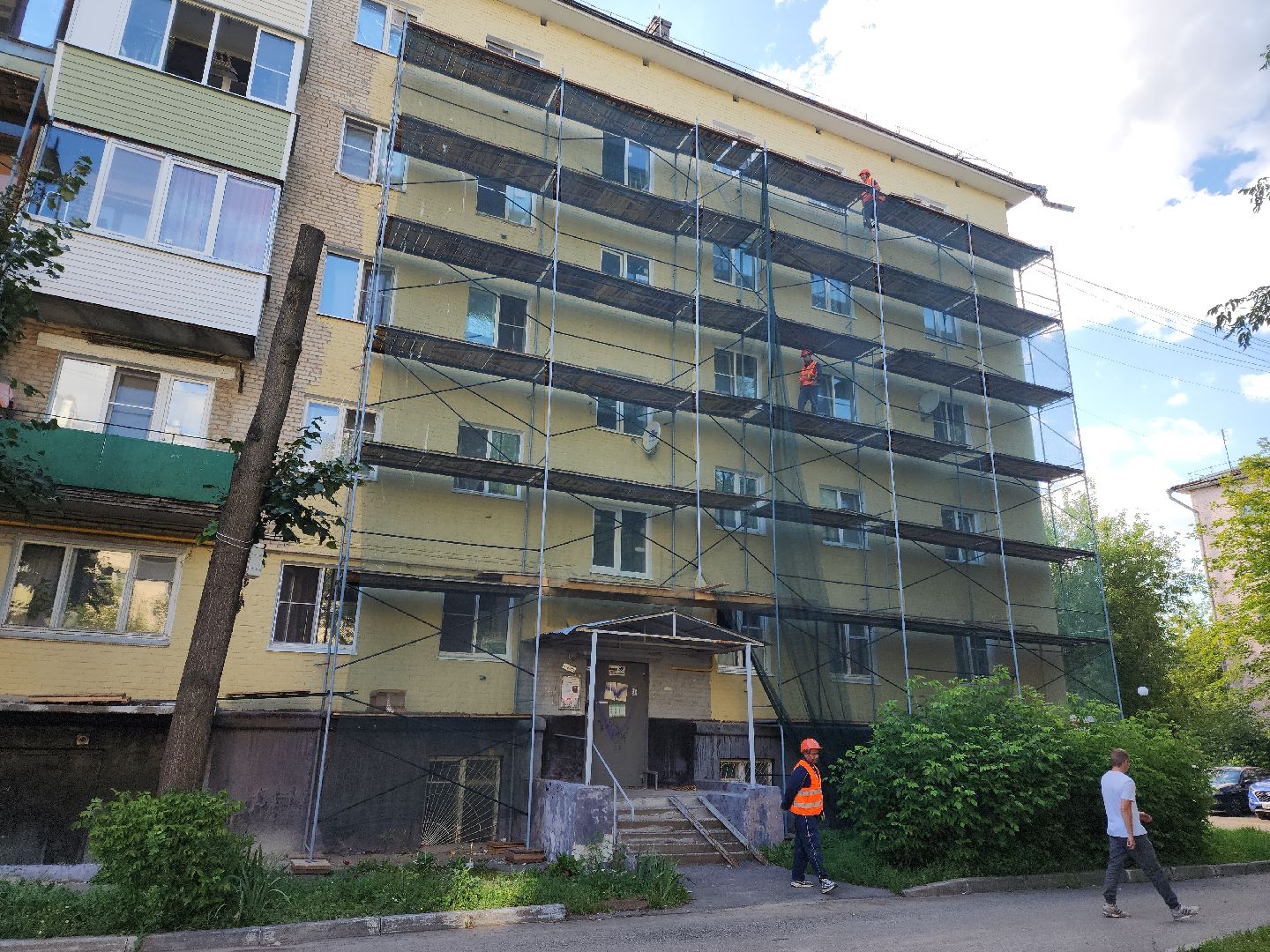 Подольск, Климовск, Капитальный ремонт мкд, фасадные работы,