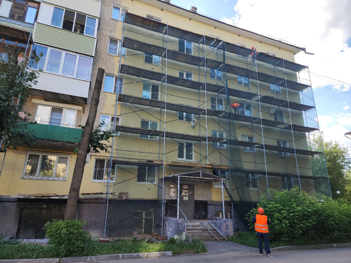 Подольск, Климовск, Капитальный ремонт мкд, фасадные работы,