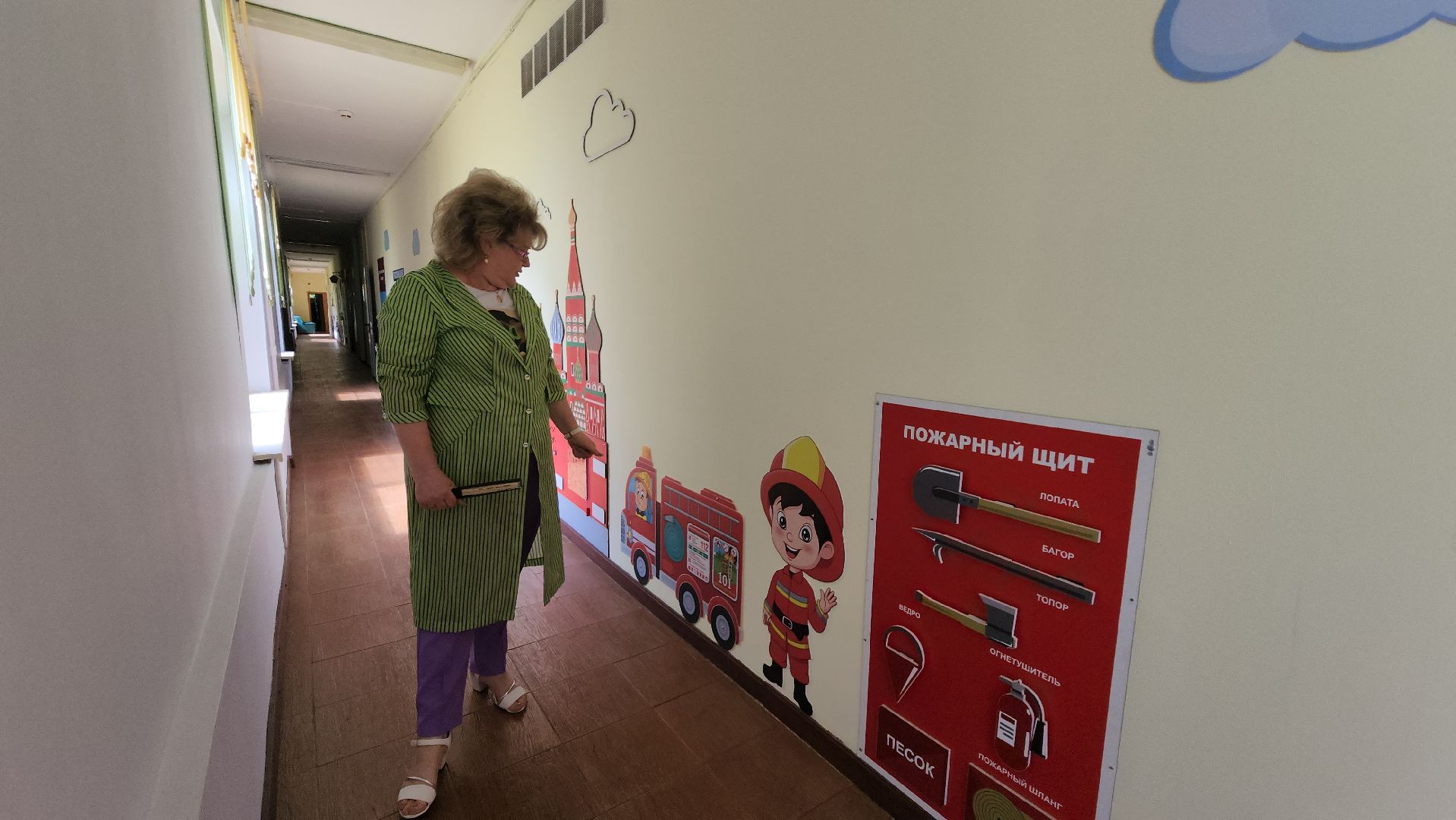 Детский сад, пожарные автомобили, Пожарные, Лобня,