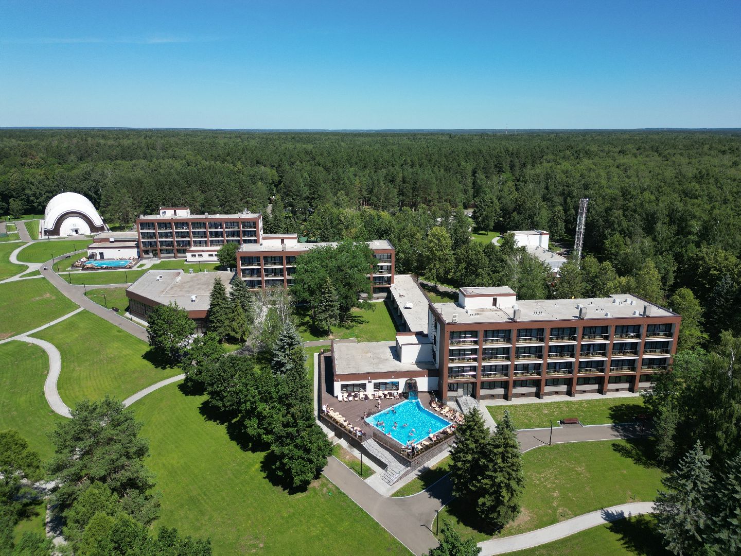 воскресенск, отель, благоустройство, видео с коптера,