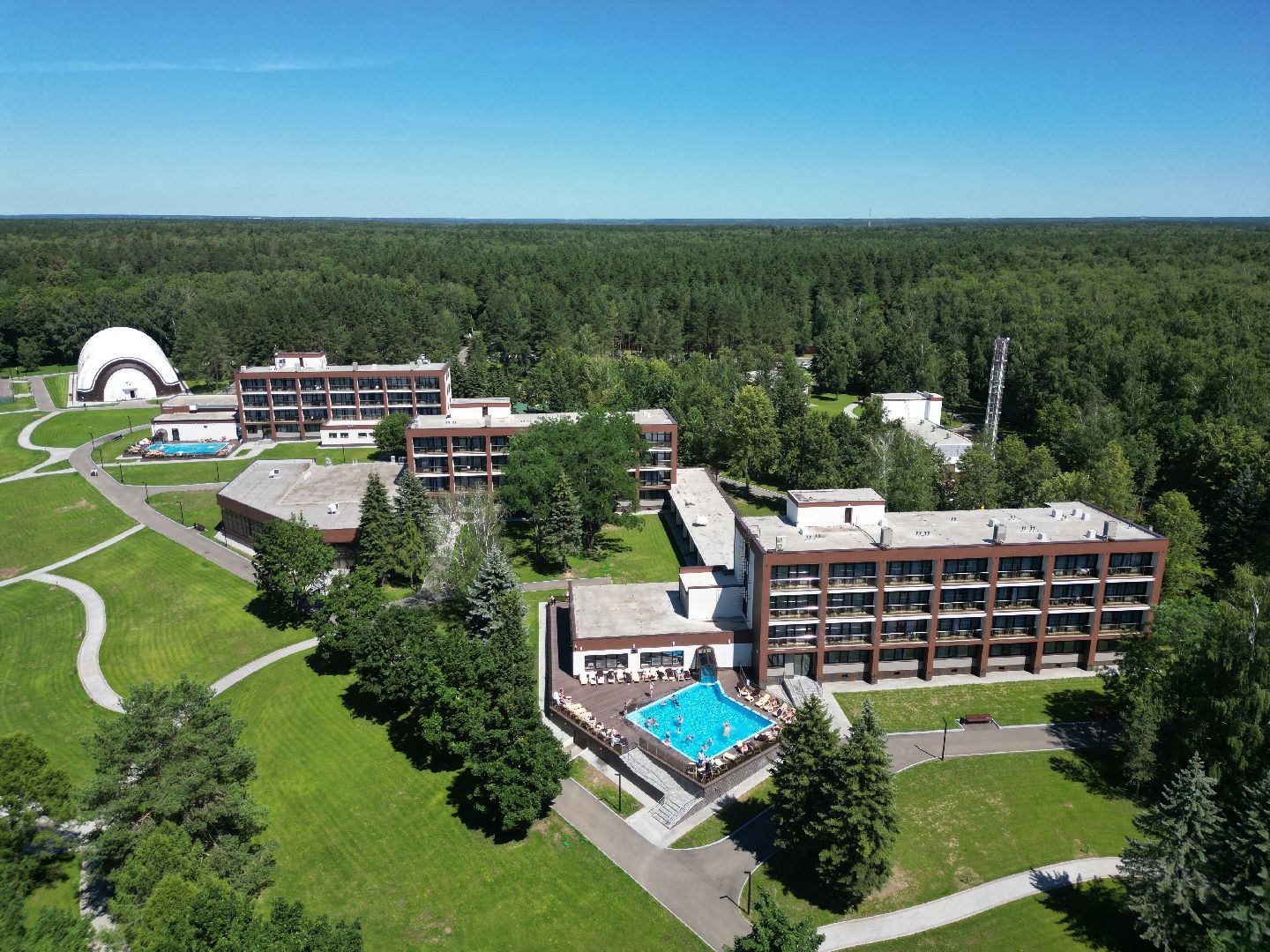 воскресенск, отель, благоустройство, видео с коптера,