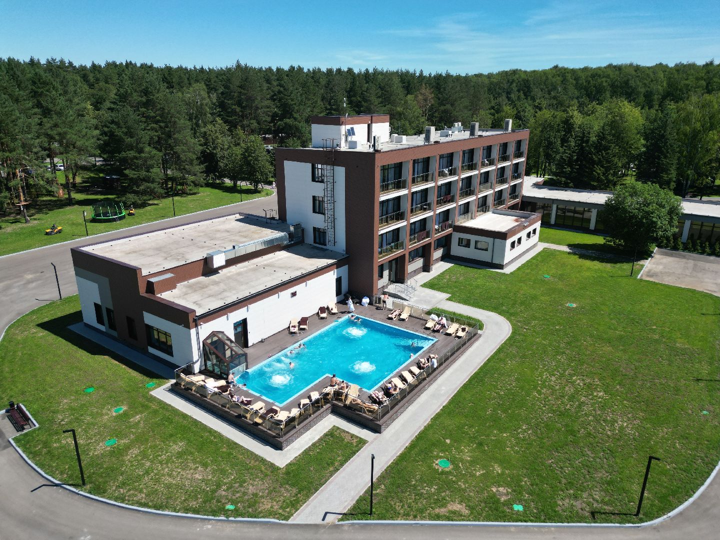 воскресенск, отель, благоустройство, видео с коптера,