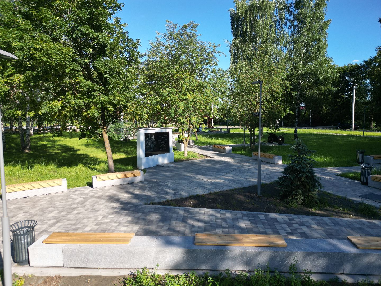 видео с коптера, воскресенск, парк, благоустройство,