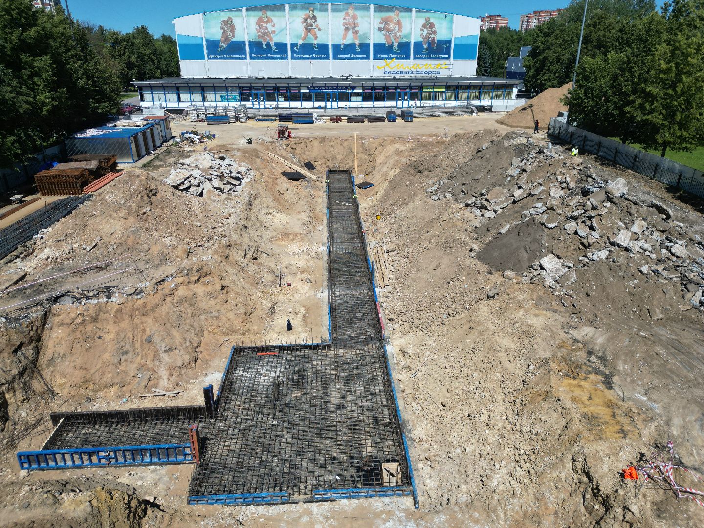 видео с коптера, воскресенск, площадь, благоустройство,