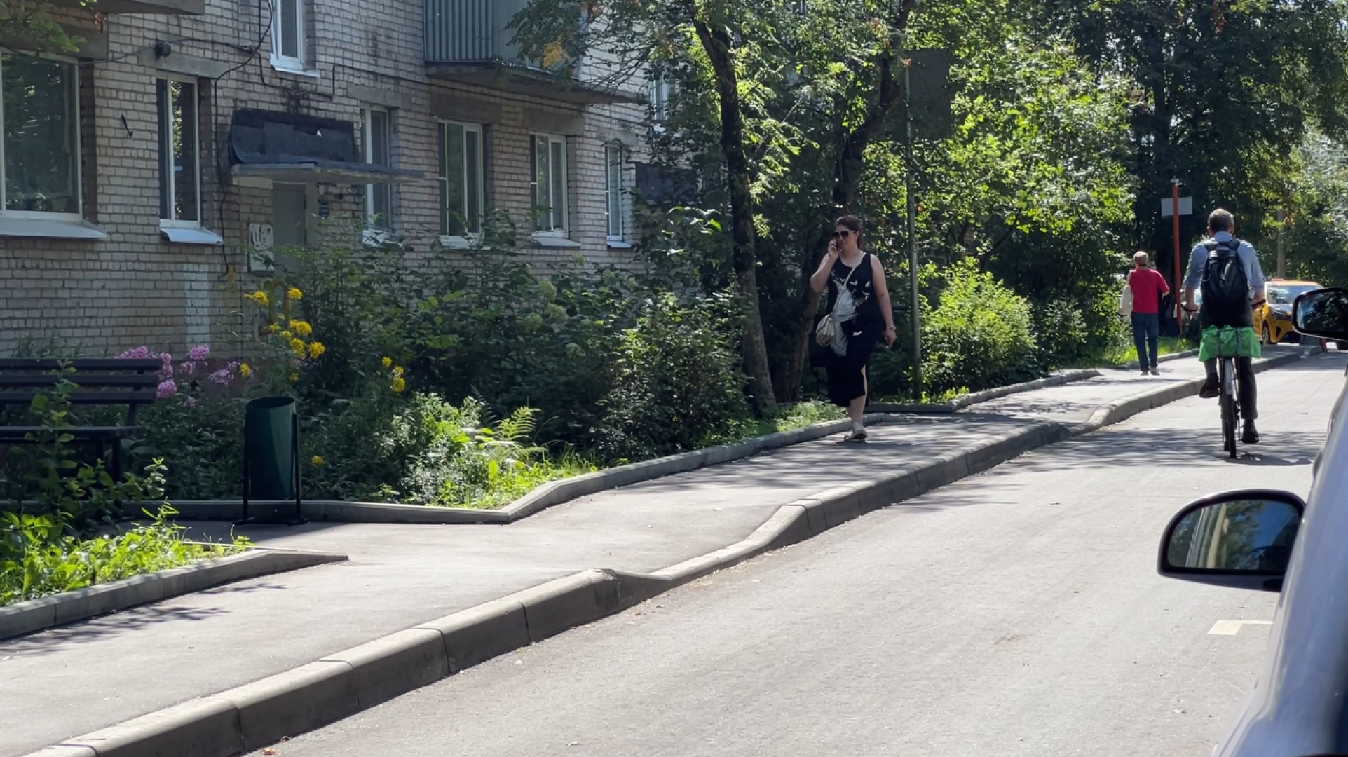 химки, выездная администрация, замена асфальта, замена асфальта во дворе, благоустройство,