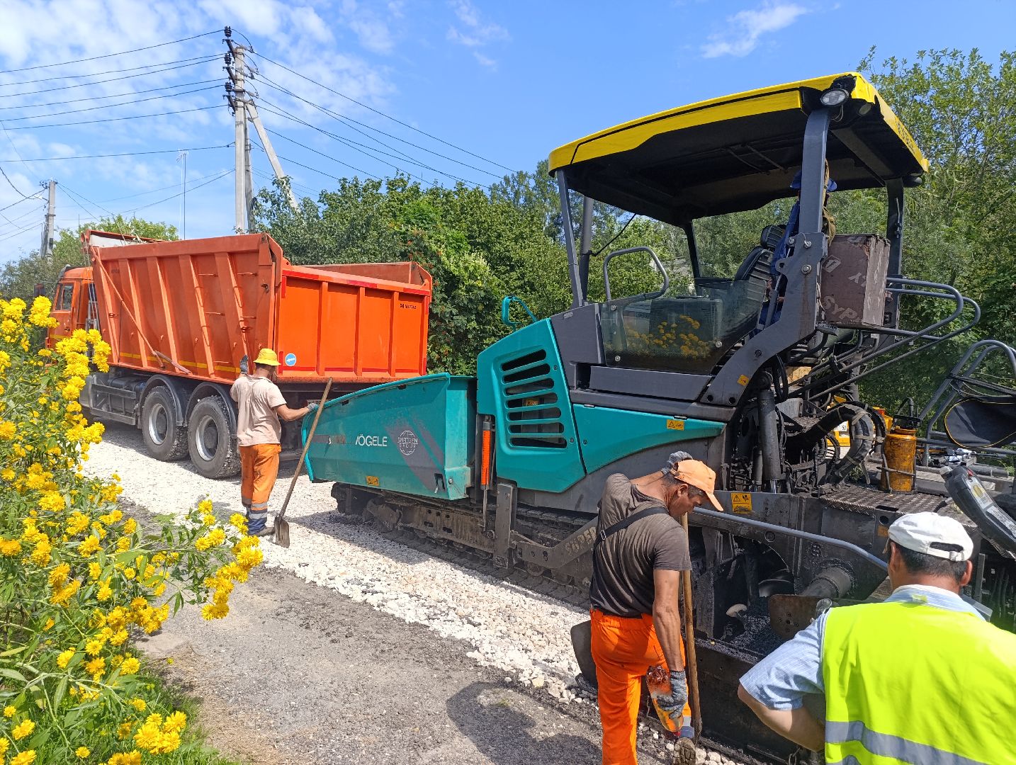 Бронницы, Ремонт дороги, Асфальтирование улицы, Бронницкий ДорСервис, Новый асфальт на улице 8 марта,