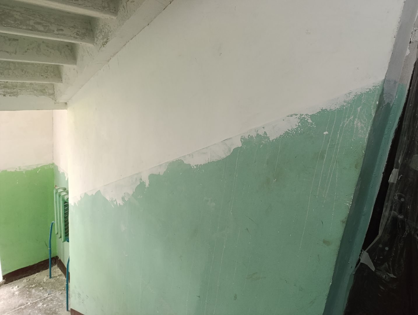 Бронницы, косметический ремонт подъездов, Благоустройство, Ремонт подъездов на Советской,