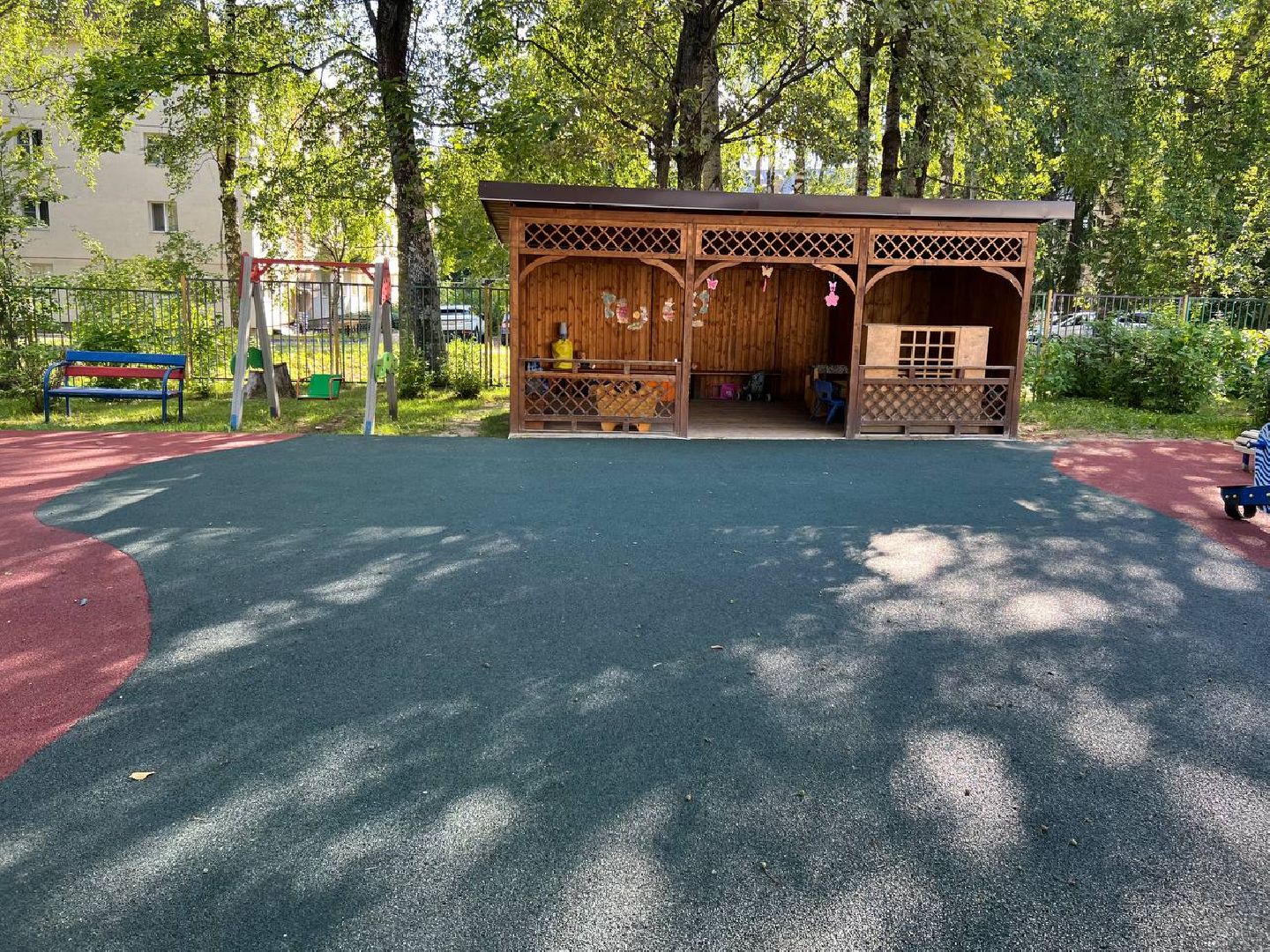 резиновое покрытие, детский сад, родители, городской округ восход, дети,