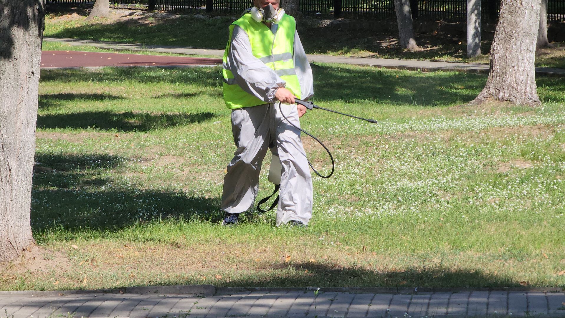 егорьевск, парк, пегас, клещи, обработка, благоустройство,