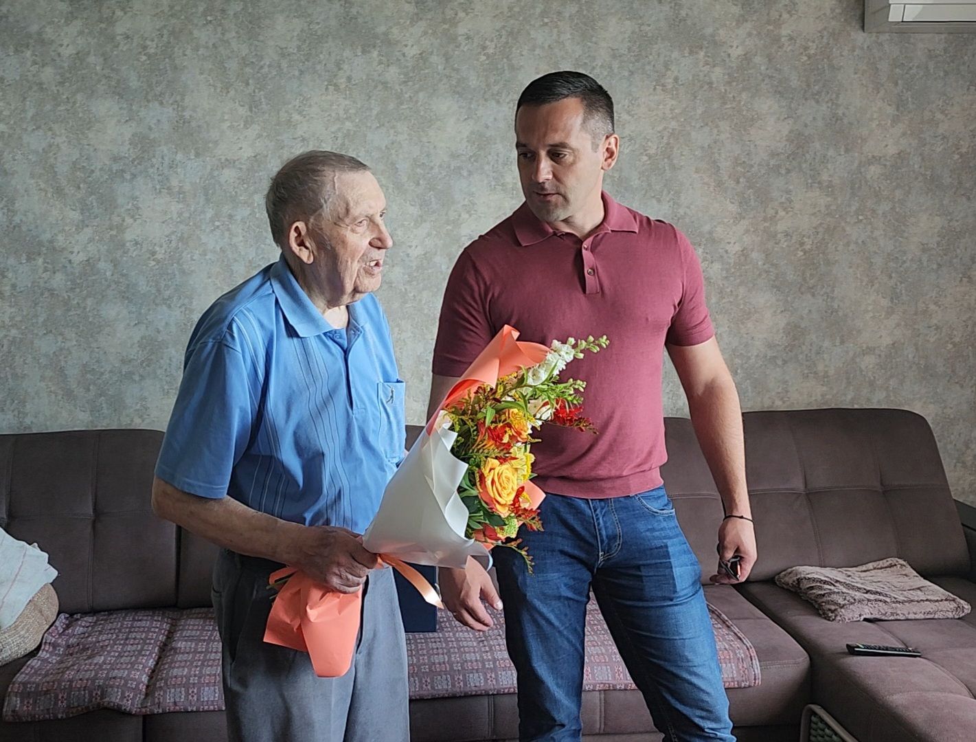 Дубна, Глава, Поздравление с юбилеем, Ветеран, Дитя войны,