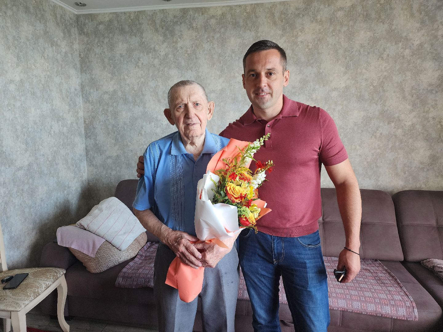 Дубна, Глава, Поздравление с юбилеем, Ветеран, Дитя войны,