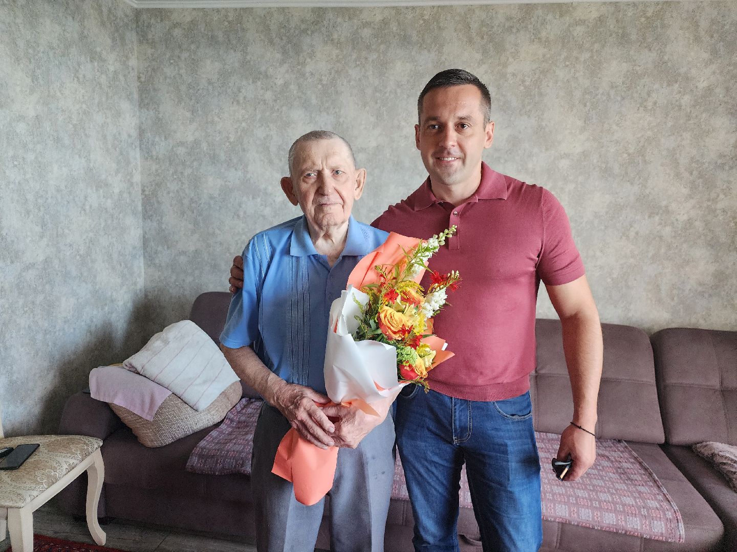 Дубна, Глава, Поздравление с юбилеем, Ветеран, Дитя войны,