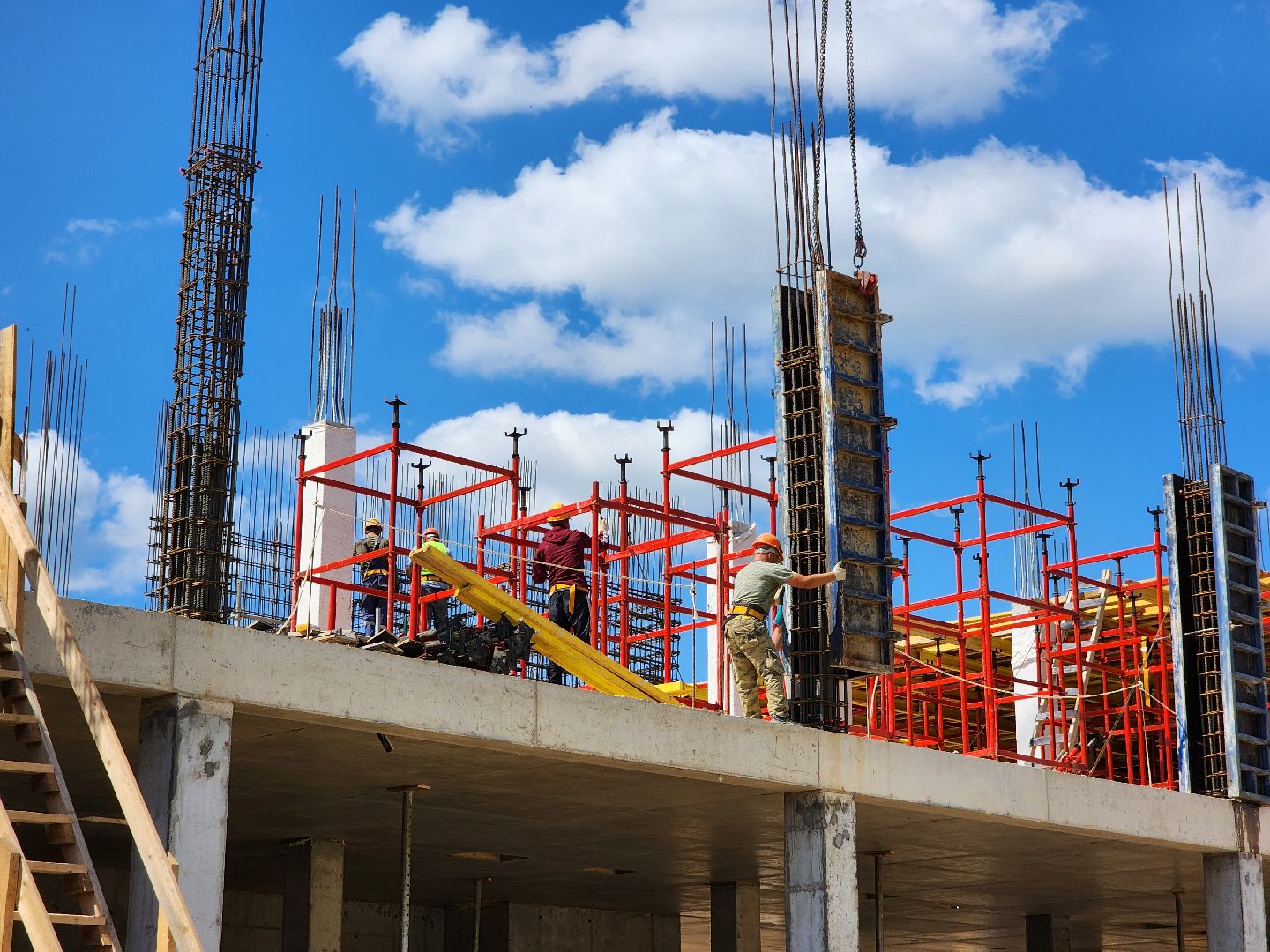 Чехов, улица Мира, детская поликлиника, строительство, строительная готовность объекта, нацпроект Здравоохранение, губернатор Московской области, строительство объектов социальной инфраструктуры,