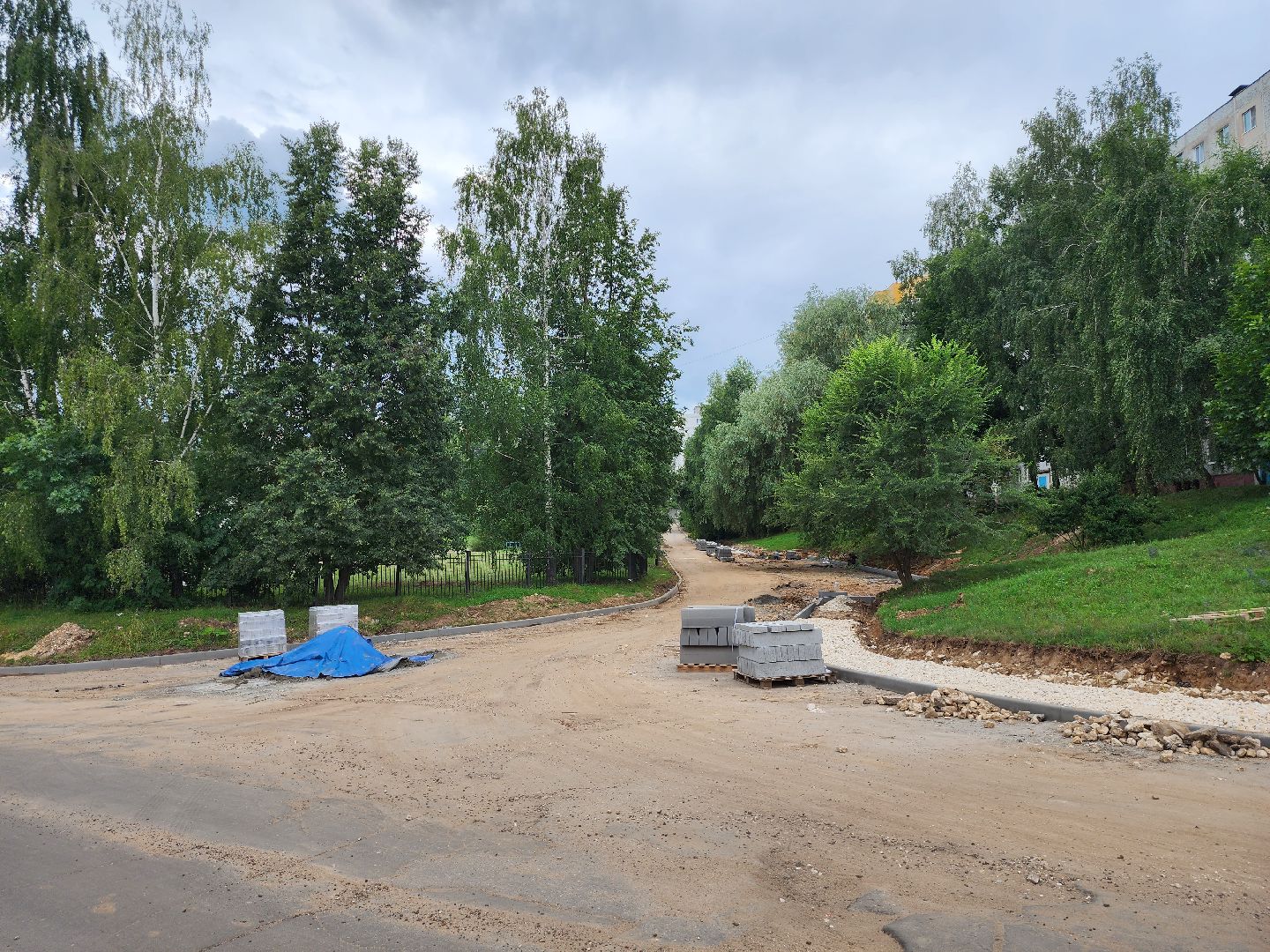 Коломна, дорожный ремонт, тротуары,