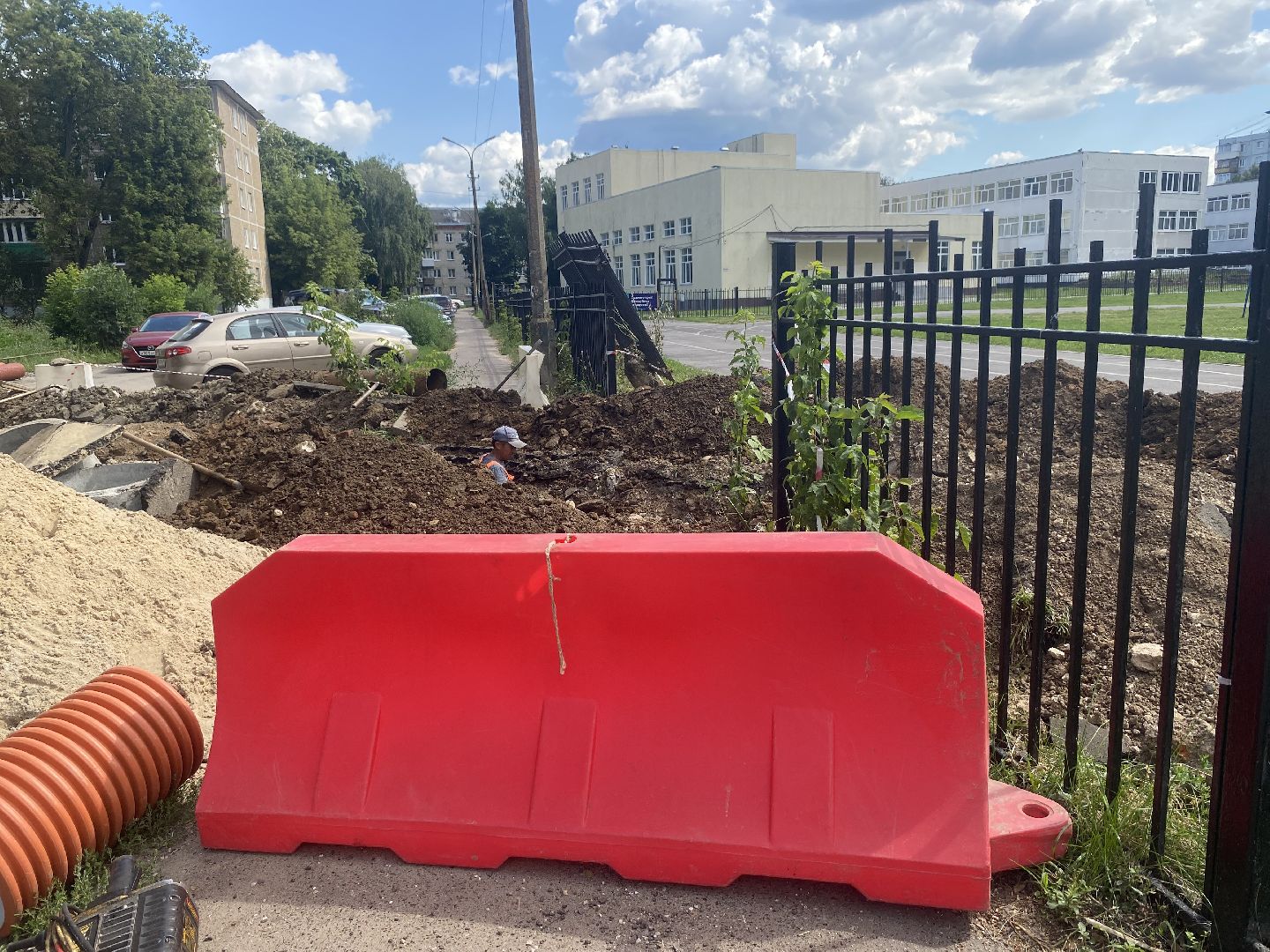 Коломна, Дороги, ливневка,